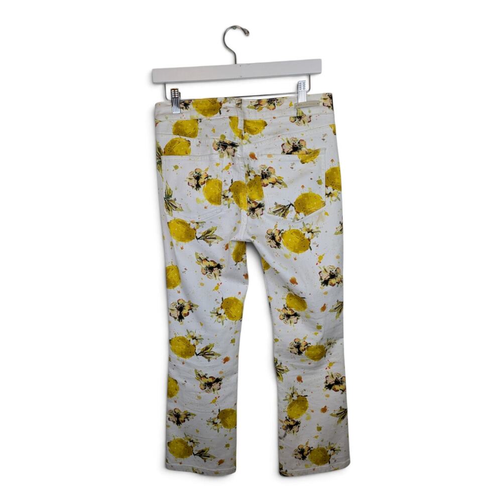 Pilcro and the Letterpress ANTHROPOLOGIE Lemon Grove High-Rise Cropped Jeans 27 - Picture 7 of 9